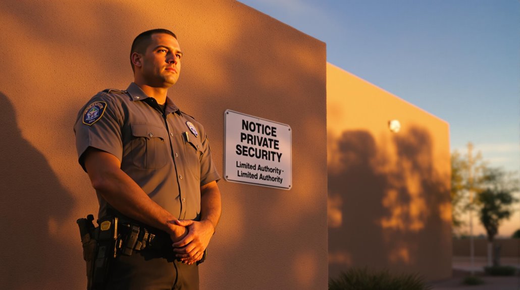 security guard authority restrictions arizona