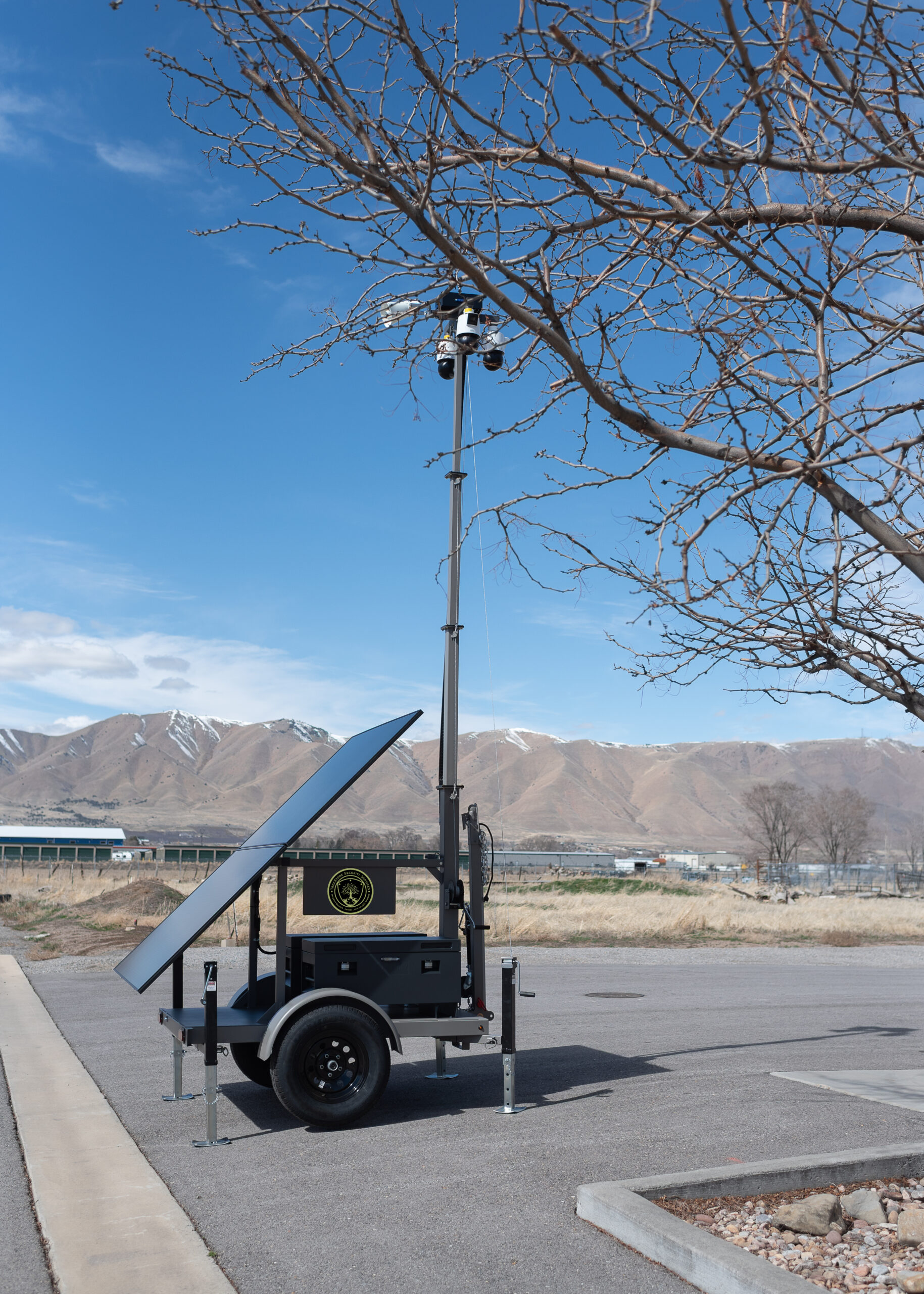 mobile surveillance trailer